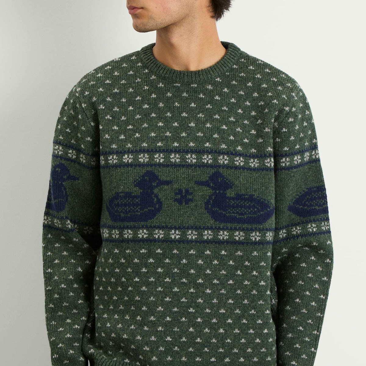 Pendleton Men's Duck Jumper in Green