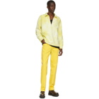 Helmut Lang Yellow Half-Zip Sweatshirt