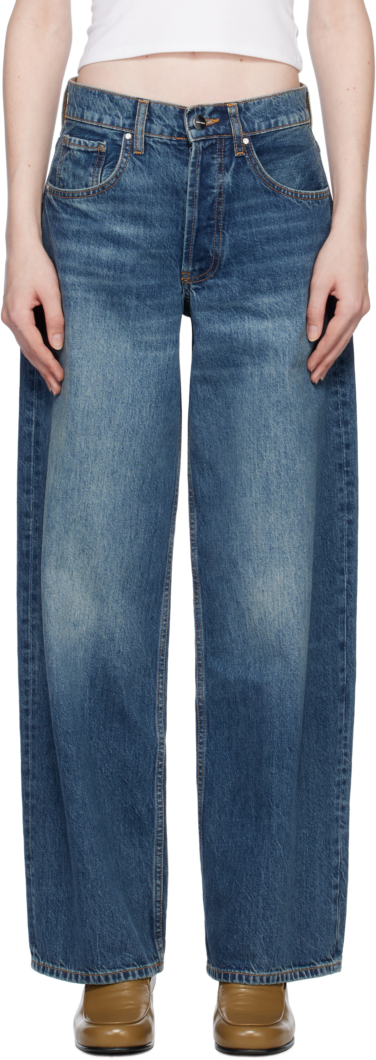 ANINE BING Blue Manon Jeans ANINE BING