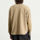 and wander Men's Longsleeve Waffle T-Shirt in Beige