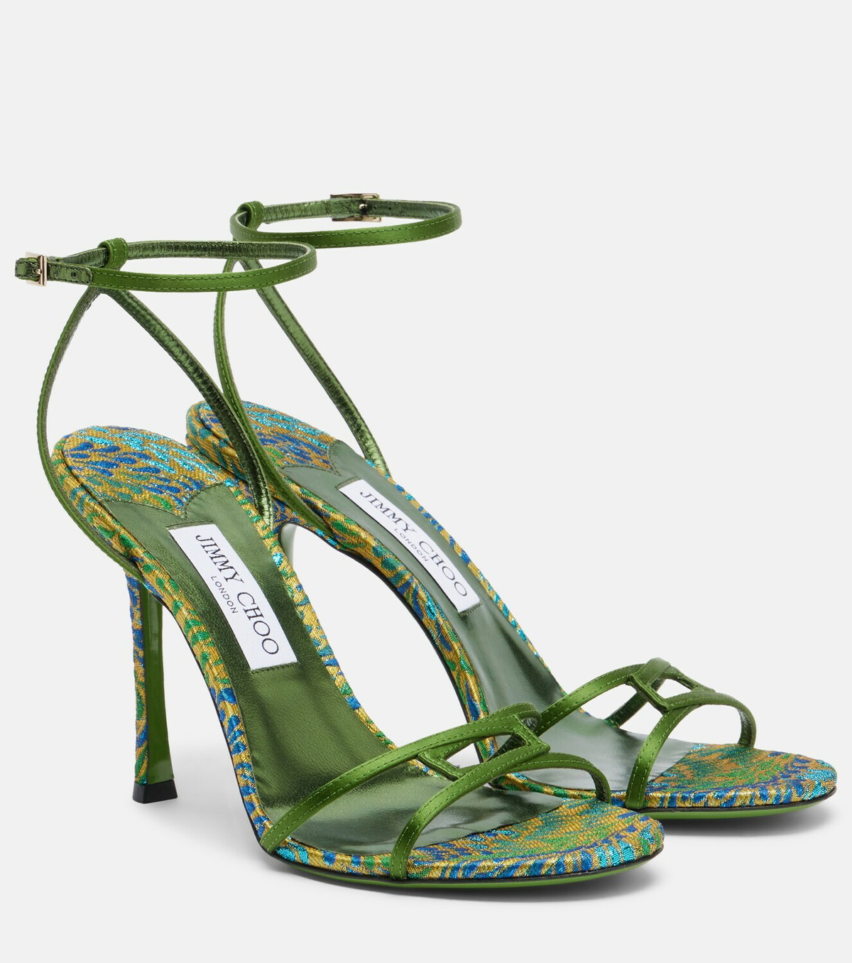 Jimmy Choo 1998 Leo satin sandals