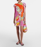 Pucci Orchidee cotton-blend terry minidress