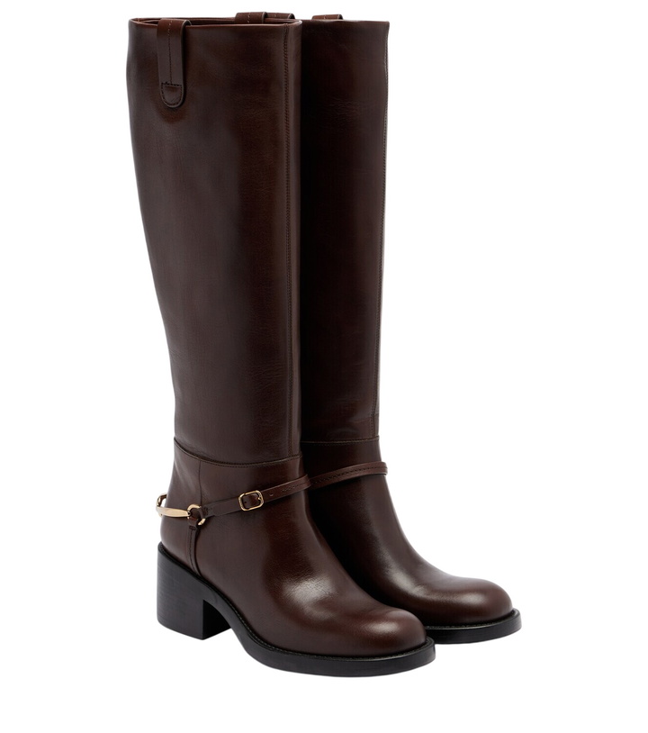 Photo: Chloé Dakota 60 leather knee-high boots