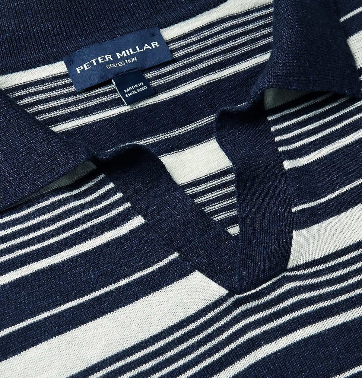 Peter Millar Spring Sails Striped Merino Wool, Silk and LinenBlend