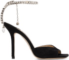 Jimmy Choo Black Saeda 100 Sandals