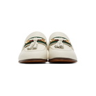 Gucci Off-White Interlocking G Loafers