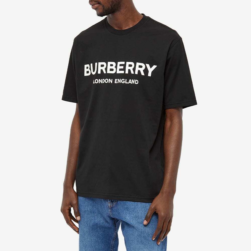 Burberry Men's Letchford Logo T-Shirt in Black Burberry