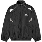 Balenciaga Men's Nylon Track Jacket in Black