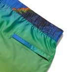 Valentino - Mid-Length Printed Swim Shorts - Green