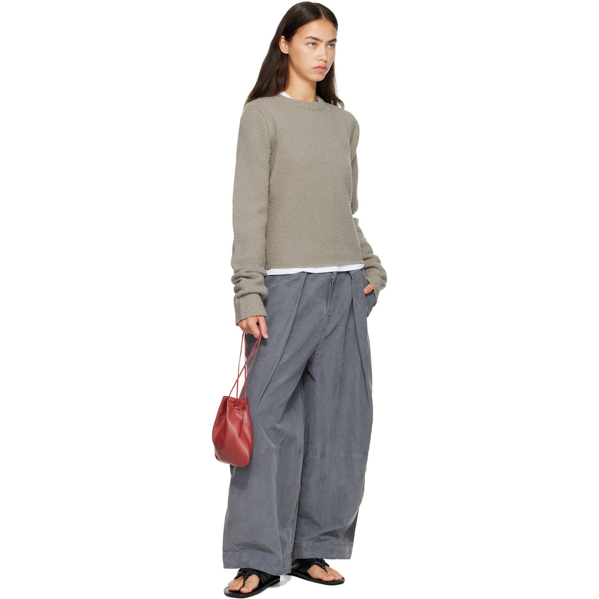 YMC Gray Deadbeat Trousers