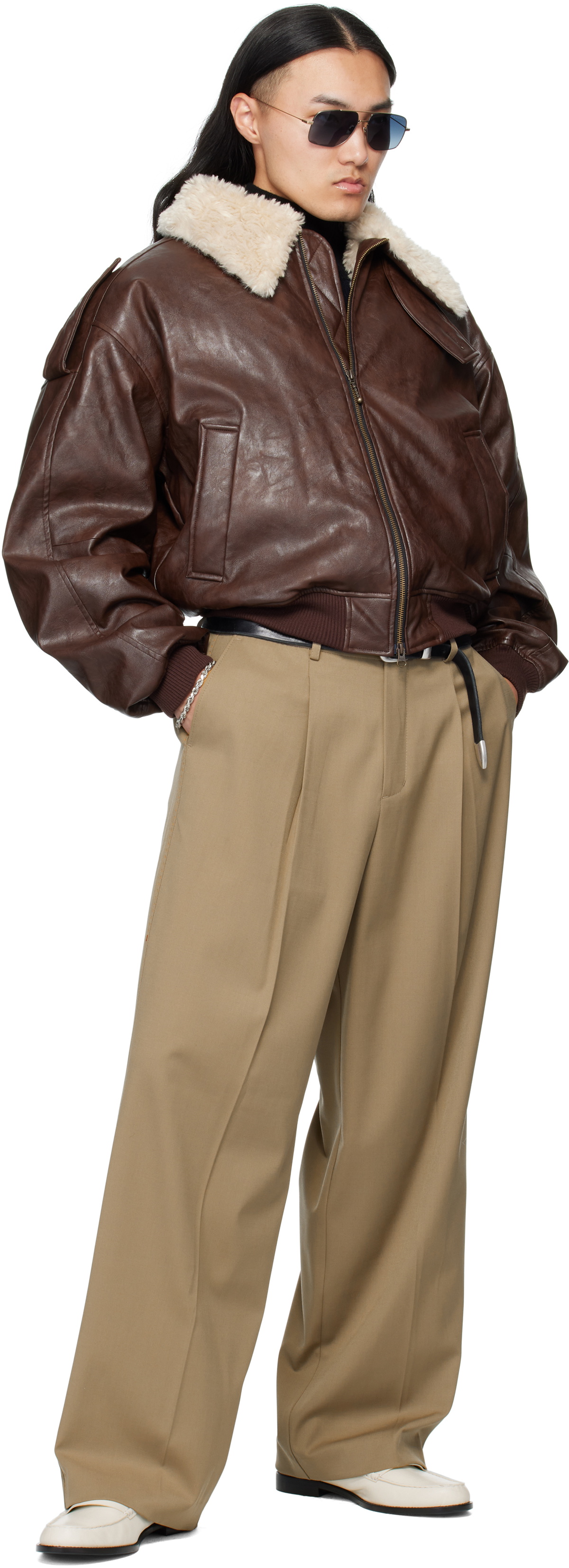 MMIC Beige Morrison Trousers