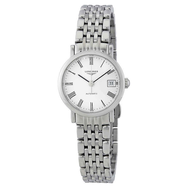 Photo: Longines Elegant Automatic White Dial Ladies Watch L4.309.4.11.6