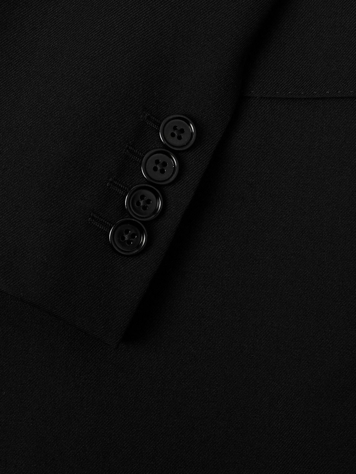 CELINE - Slim-Fit Wool-Twill Blazer - Black