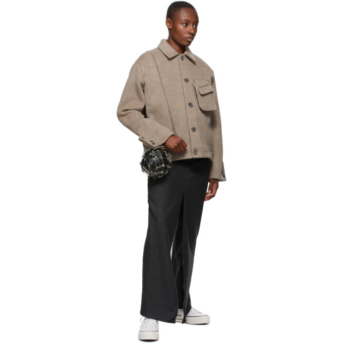 ADER error Taupe Wool Menard Jacket ADER error