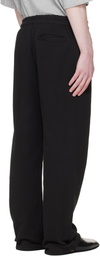 Entire Studios Black Straight Leg Sweatpants
