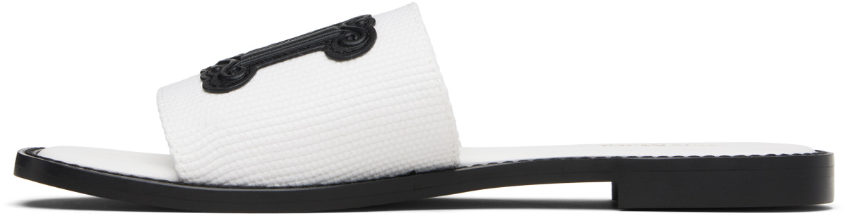 Max Mara White Gene Sandals