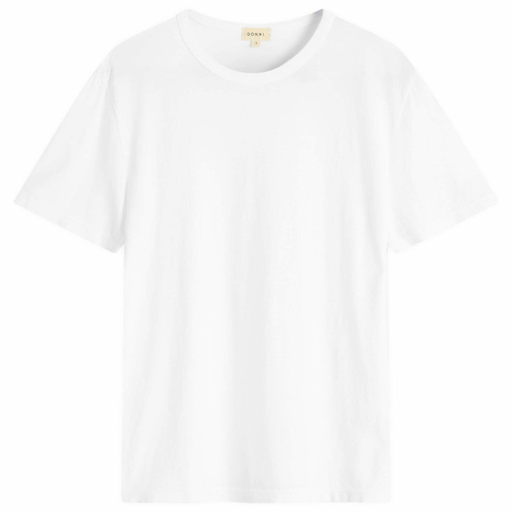 Photo: DONNI. Women's Jersey Relaxed T-Shirt in Powder