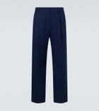Valentino Cotton gabardine straight pants