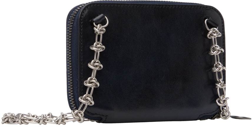 Acne Studios Black Viking Wallet Acne Studios