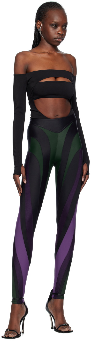 CIRCLE NECK BODYSUIT / BLK