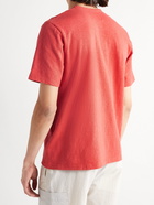 FOLK - Slub Cotton-Jersey T-Shirt - Red