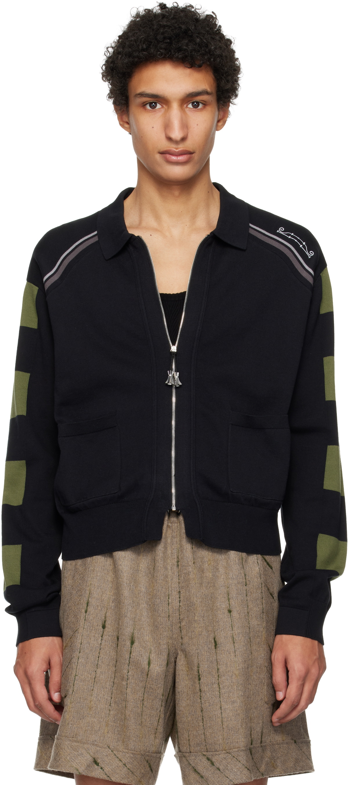 Kiko Kostadinov Black Kest Cardigan