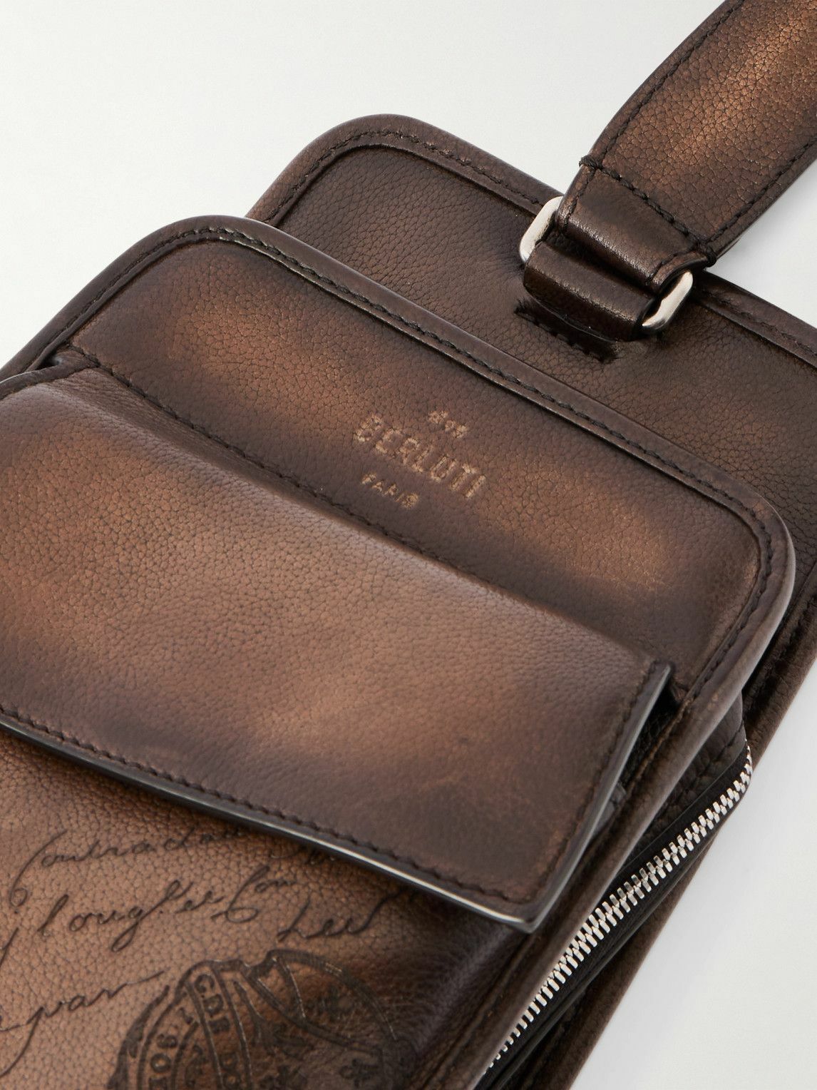 Berluti - Périple Sling Scritto Full-Grain Venezia Leather Belt Bag