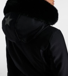 Goldbergh Glisser faux fur-trimmed ski jumpsuit