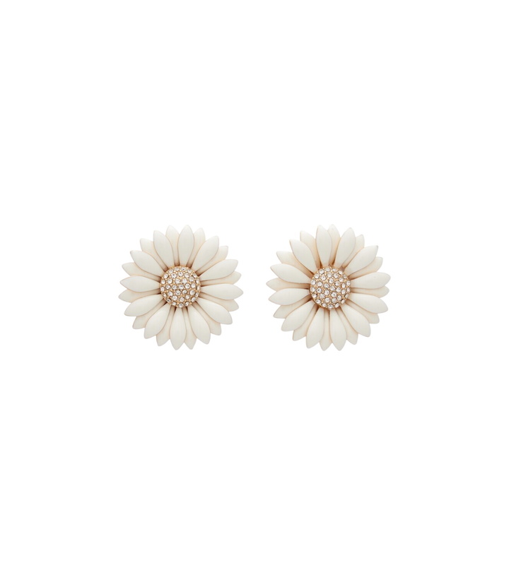 Photo: Carolina Herrera Floral embellished earrings