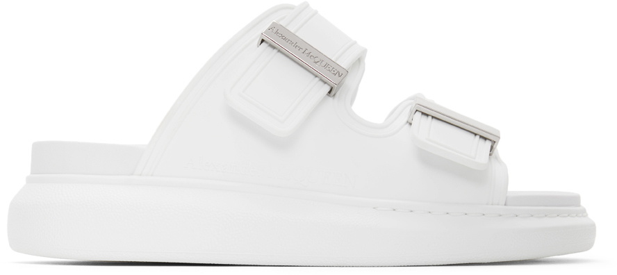 Alexander McQueen White Hybrid Slide Sandals Alexander McQueen