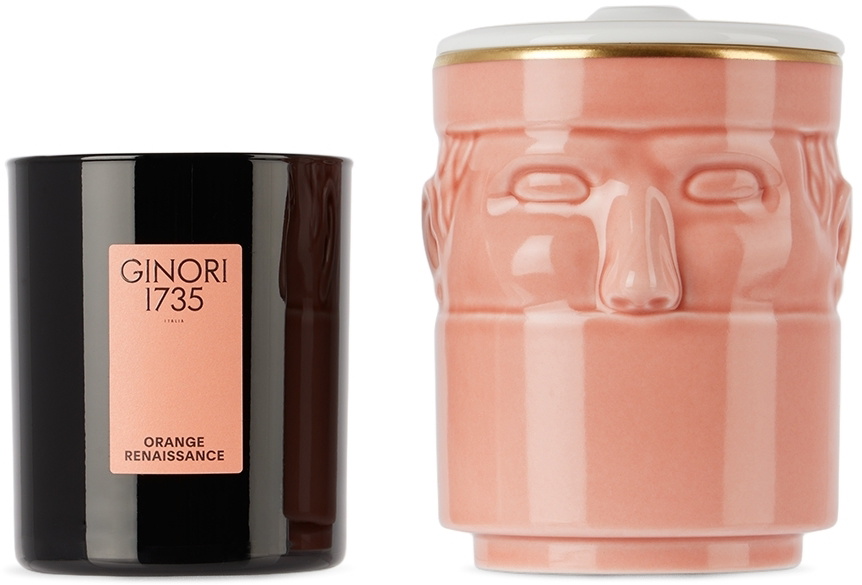 Ginori 1735 Il Seguace Orange Renaissance Candle