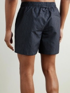 Derek Rose - Tropez Straight-Leg Mid-Length Printed Swim Shorts - Blue