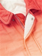 Isabel Marant - Kisteyd Padded Ombré Cotton and Linen-Blend Jacket - Orange