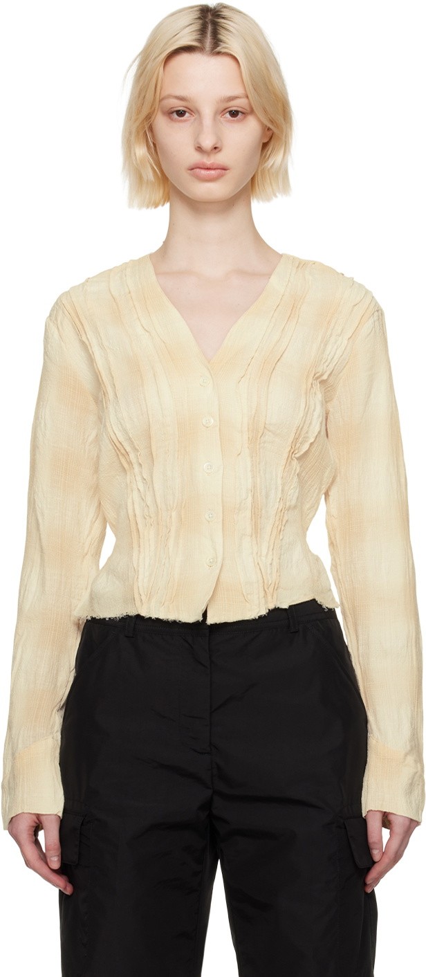 トップス ourlegacy PLEATED BLOUSE ourlegacy PLEATED BLOUSE