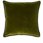 HOMMEY Essential Velvet Cushion in Sicilian Olive