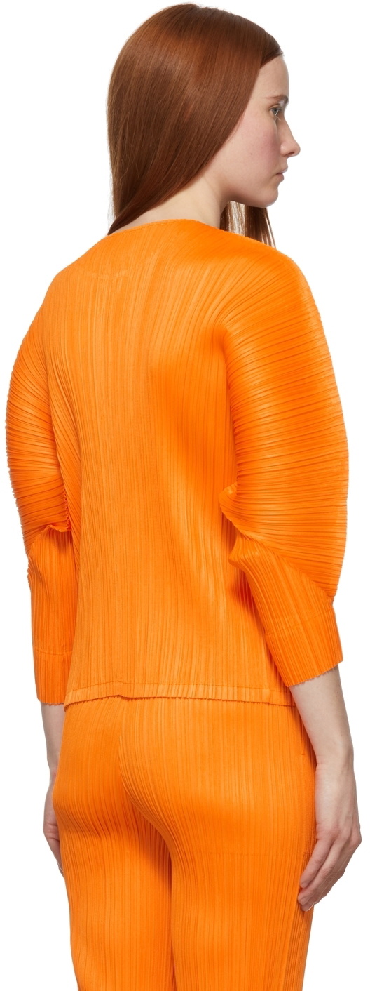 Pleats Please Issey Miyake Orange Monthly Colors January Top