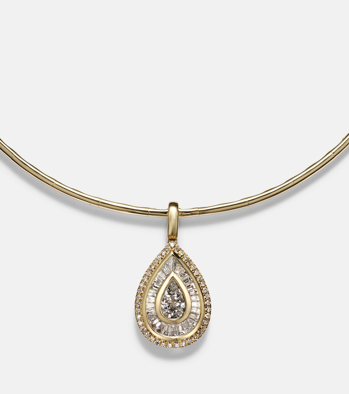 Shay Jewelry 18kt gold choker with diamonds