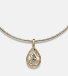 Shay Jewelry 18kt gold choker with diamonds