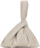 Nanushka Off-White Jen Vegan Leather Clutch