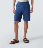 Fedeli Ajaccio linen Bermuda shorts