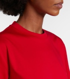 Róhe Oversized cotton and silk-blend T-shirt