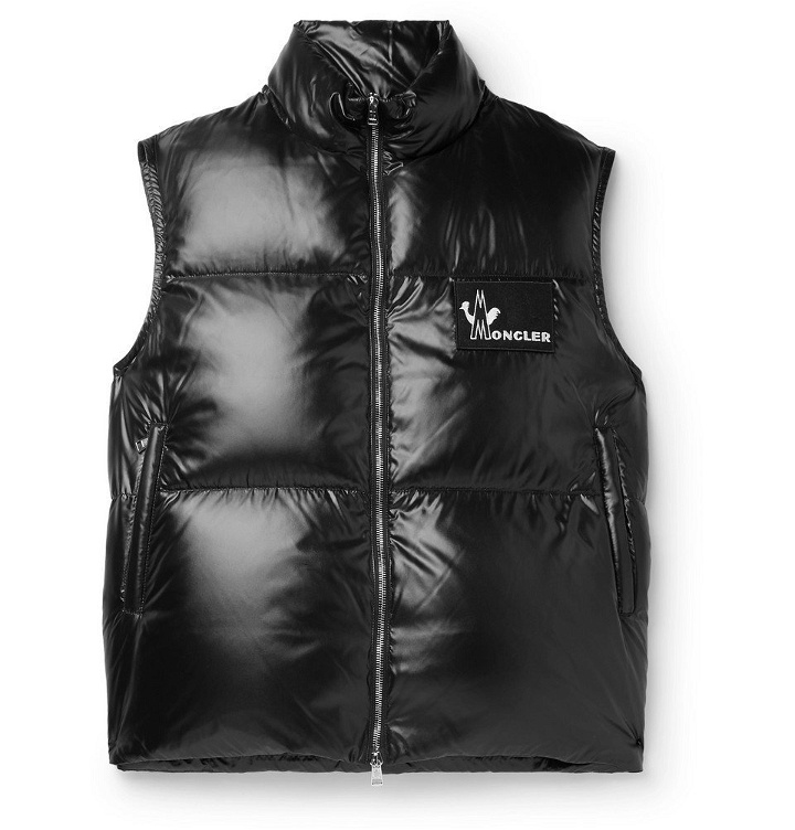 Photo: Moncler - Banker Slim-Fit Quilted Shell Down Gilet - Black