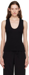 Matteau Black Scoop Tank Top
