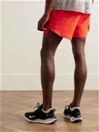 Nike Running - Eliud Kipchoge Straight-Leg Printed Dri-FIT Ripstop and Mesh Drawstring Shorts - Red