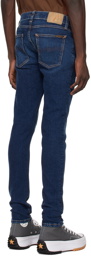 Nudie Jeans Blue Tight Terry Jeans