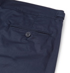 Orlebar Brown - Campbell Slim-Fit Tapered Stretch-Cotton Poplin Trousers - Men - Navy