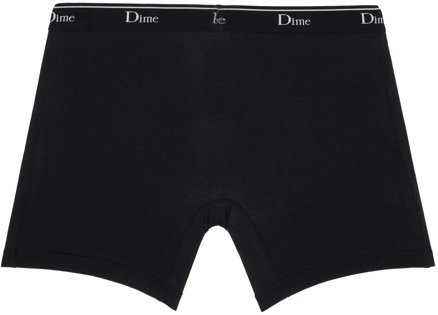 Dime Three-Pack Black Jacquard Boxers