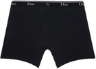 Dime Three-Pack Black Jacquard Boxers