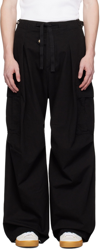 Photo: DARKPARK Black Joseph Cargo Pants