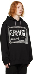 Versace Jeans Couture Black Piece Number Hoodie